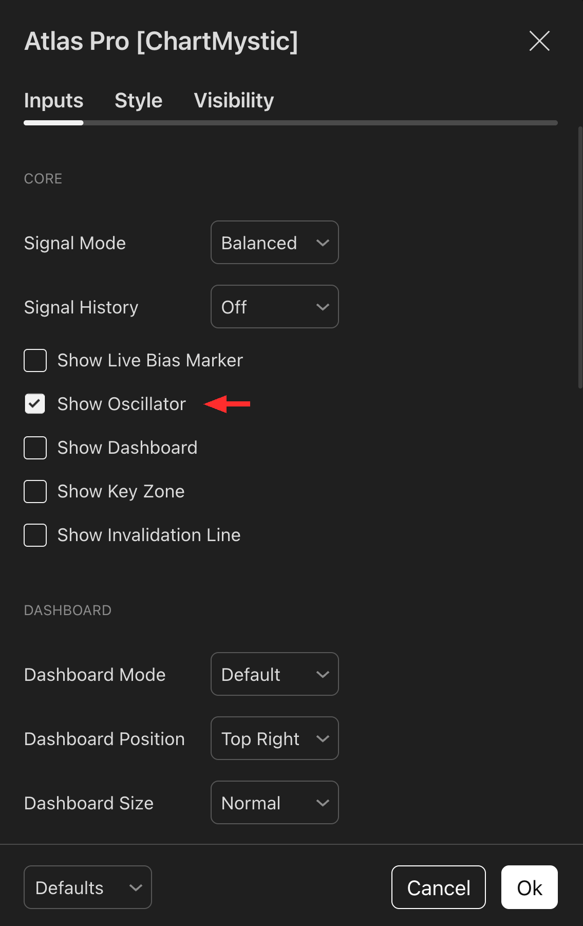 Show Oscillator